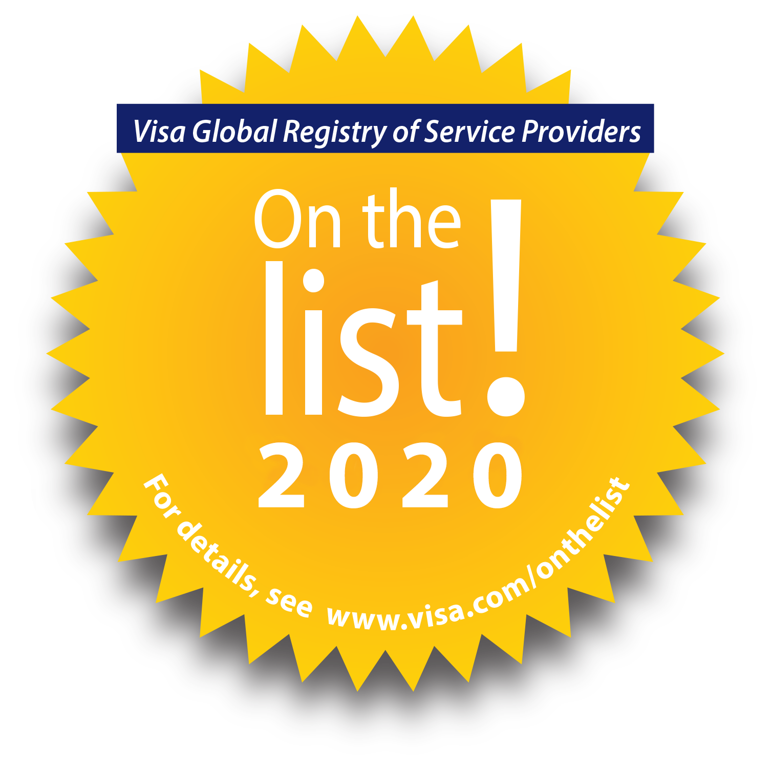 Visa Service Provider Badge